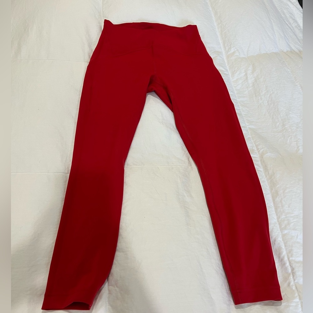 lululemon instills size 6 red